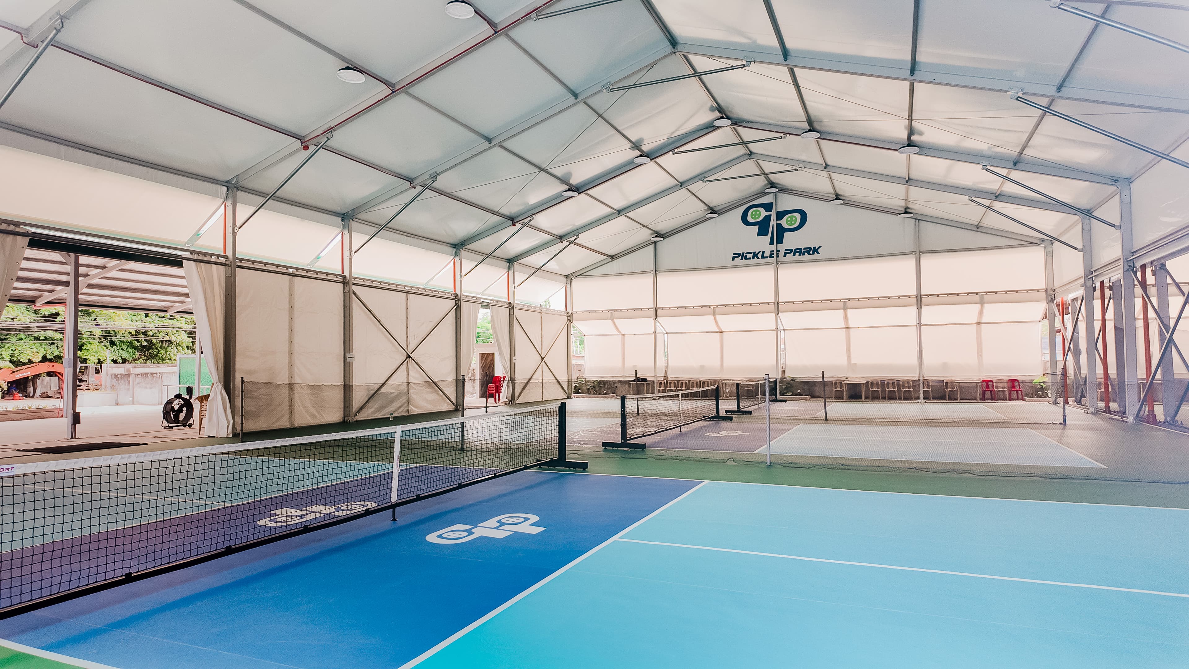 PicklePark indoor court interior